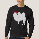 Bactrian Camel   Santa Hat Christmas Sweatshirt<br><div class="desc">Bactrian Camel   Santa Hat Christmas</div>