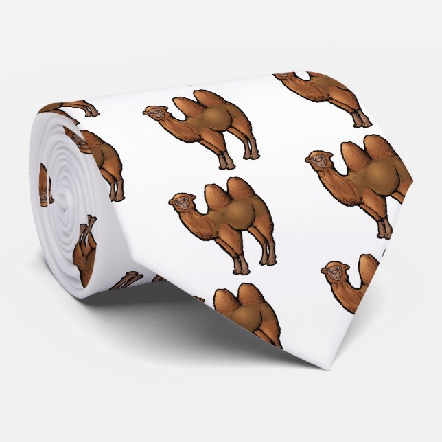 Bactrian Camel Tie (Rolled)