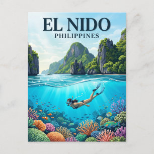 Bacuit Bay Philippines Postcard