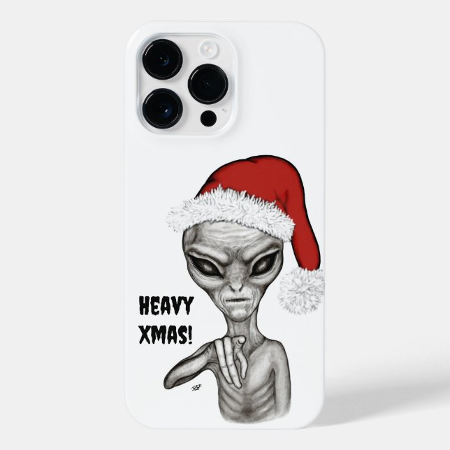 Bad Alien , Heavy Xmas ! iPhone Case (Back)