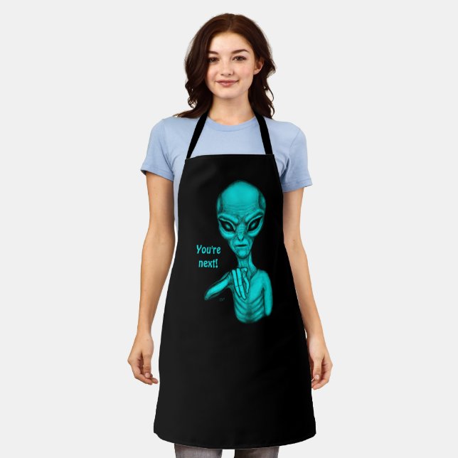 Bad Alien , You're next ! Apron (Worn)