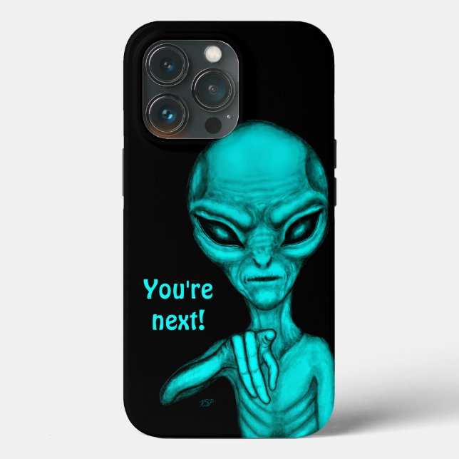 Bad Alien , You're next ! Case-Mate iPhone Case (Back)