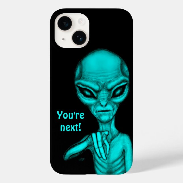 Bad Alien , You're next ! Case-Mate iPhone Case (Back)