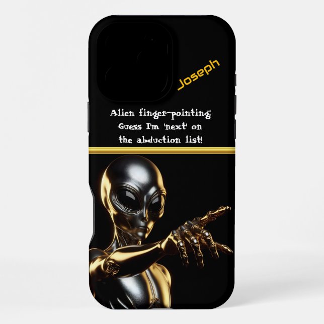 Bad Alien , You're next !  iPhone Case (Back)