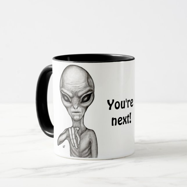 Bad Alien , You're next ! Mug (Front Left)