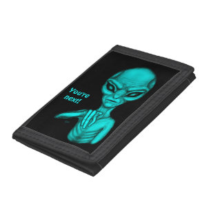 Bad Alien , You're next ! Trifold Wallet