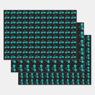 Bad Alien , You're next ! Wrapping Paper Sheet