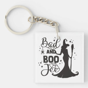 Bad and Boo Jee Halloween Key Ring