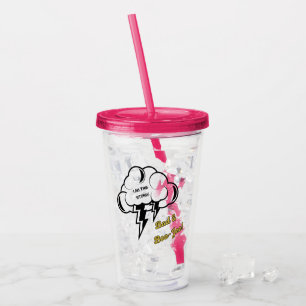 Bad and Boo-jee Travel Acrylic Tumbler
