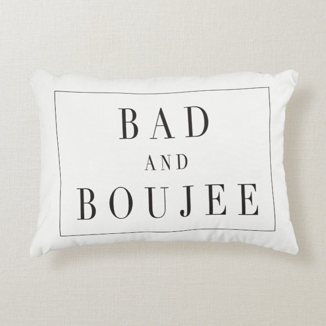 Bad and Boujee Pillow (Front)