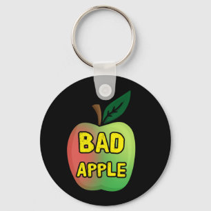 Bad Apple Key Ring