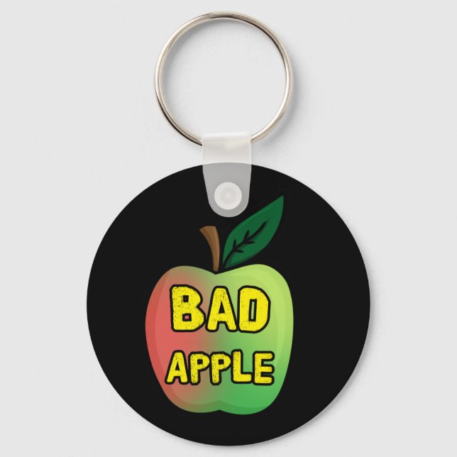 Bad Apple Key Ring (Front)