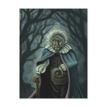 bad apples fantasy art postcard