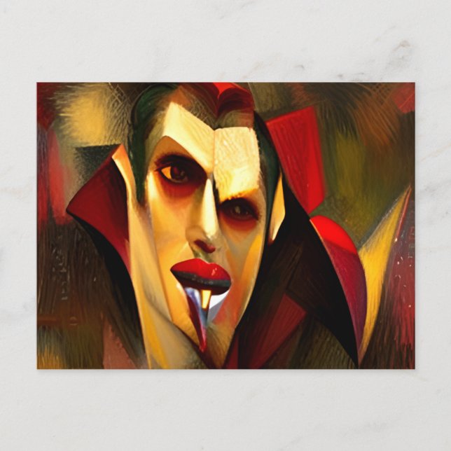 Bad Art #4: Weird Vampire Postcard (Front)