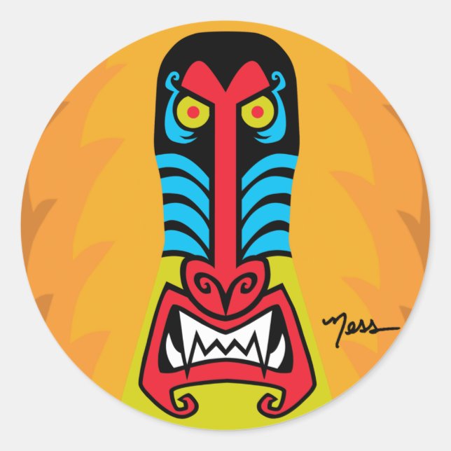 BAD ASS BABOON STICKER (Front)