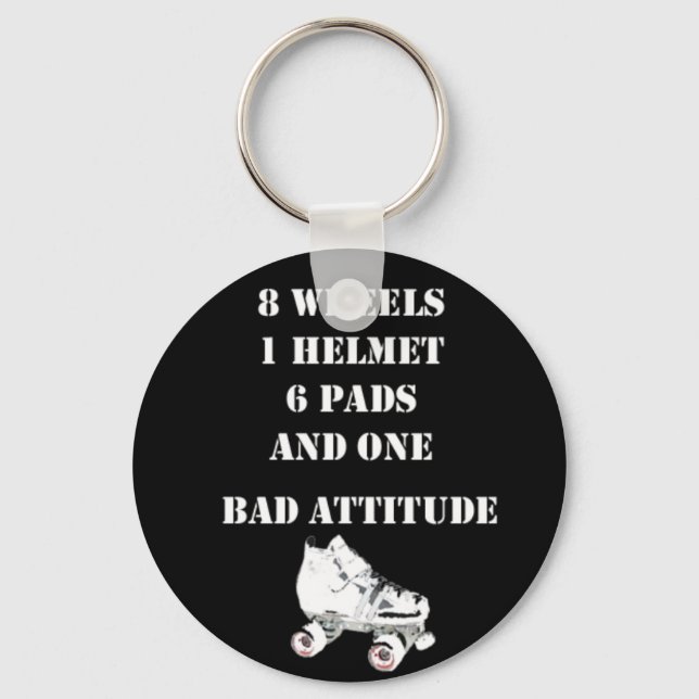 Bad Attitude Key Ring (Front)