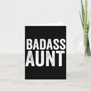 Bad Aunt Gift Funny New Aunt Idea New Niece Nephew Card