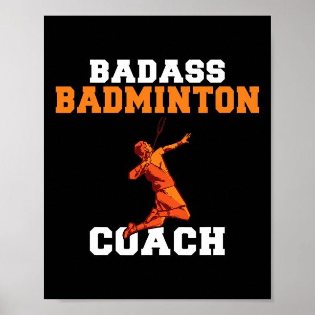 Bad Badminton Coach  Poster (Front)