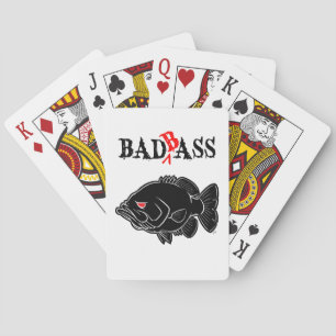 Bad Bass Playing Cards