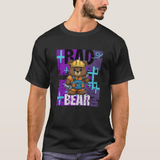 Bad Bear Construction Worker T-Shirt