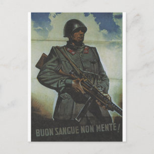 Bad blood Propaganda Poster Postcard