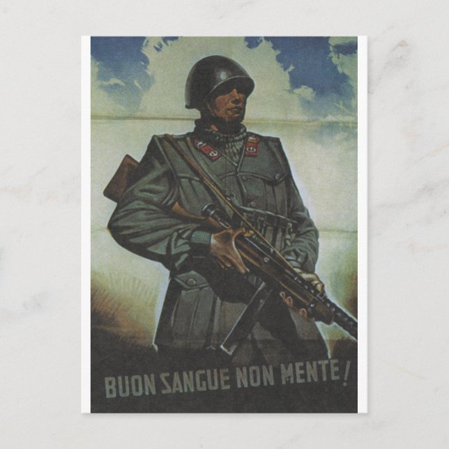 Bad blood Propaganda Poster Postcard (Front)