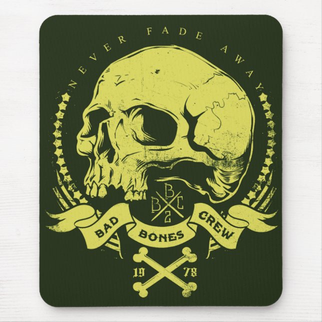 Bad bones mouse mat (Front)