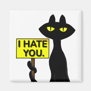 Bad Boogie Fanny Magnet - I Hate You sign