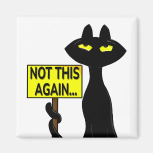 Bad Boogie Fanny Magnet - Not This Again sign