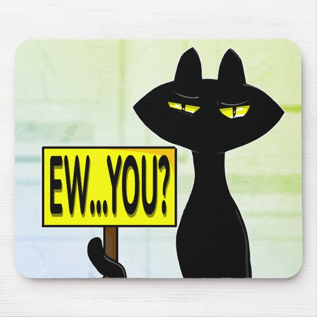 Bad Boogie Funny Are Ew..you? Mouse Pad (Front)