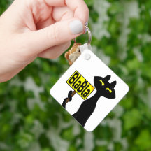 Bad Boogie Funny Keychain - BlaBla