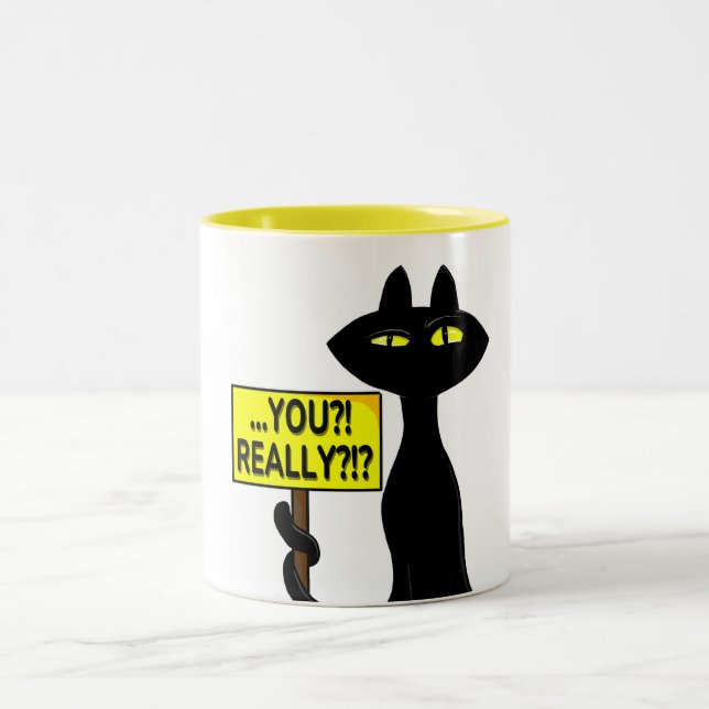 Bad Boogie Funny Mug - You?! Really?! sign (Center)