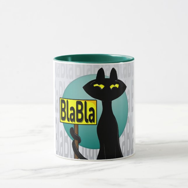 Bad Boogie Funny Mugs - BlaBla sign (Center)