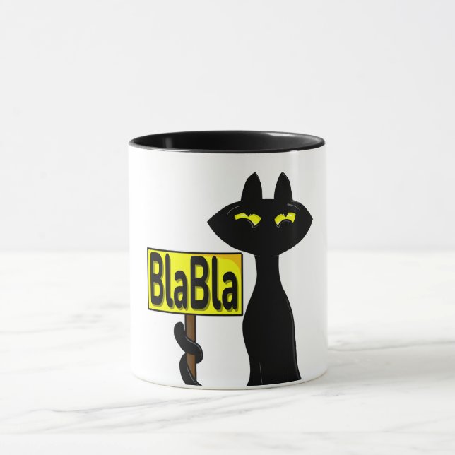 Bad Boogie Funny Mugs - BlaBla sign (Center)