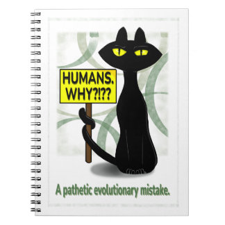 Bad Boogie Funny Notebook - Humans. Why?
