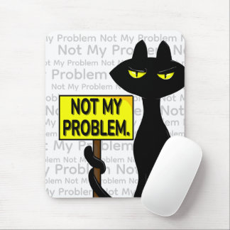 Bad Boogie Funny Notebook - Not My Problem Mouse Mat
