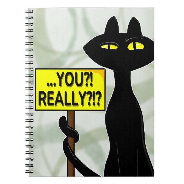 Bad Boogie Funny Notebook - You? Really? (Front)