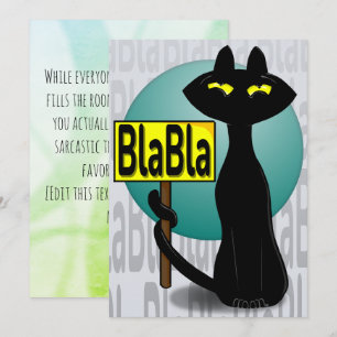 Bad Boogie Funny Thank You Card
