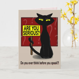 Bad Boogie Funny Thank You Card