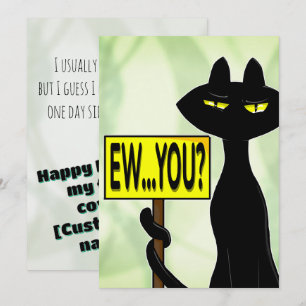Bad Boogie Sarcastic Birthday Card