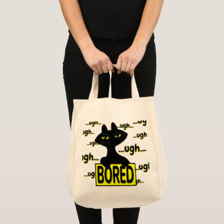 Bad Boogie Sarcastic Black Cat Tote Bag Gift