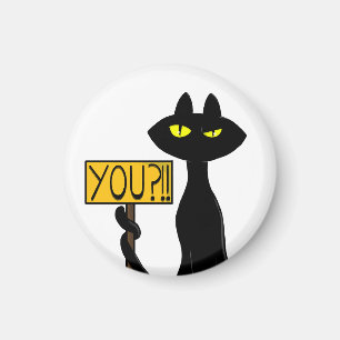 Bad Boogie -The Cat- "You?!!" funny Magnets