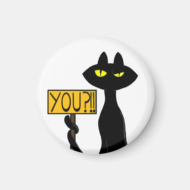  Bad Boogie -The Cat- "You?!!" funny Magnets (Front)