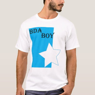 Bad Boy Graphic T-Shirt Cool Blue Star Typograph