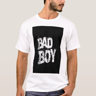 BAD BOY TEXT PRINTED T-SHIRT