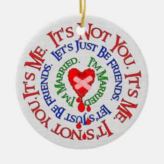 Bad Break-Up Excuses Ceramic Tree Decoration