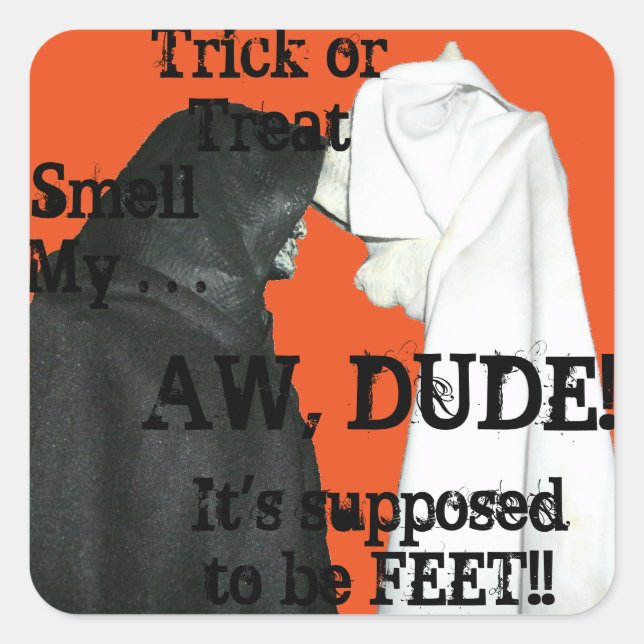 Bad Breath Square Sticker (Front)