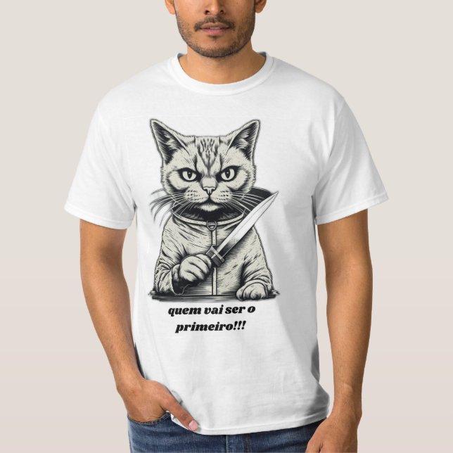 bad cat T-Shirt (Front)