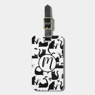 Bad Cats Knocking Stuff Over Luggage Tag