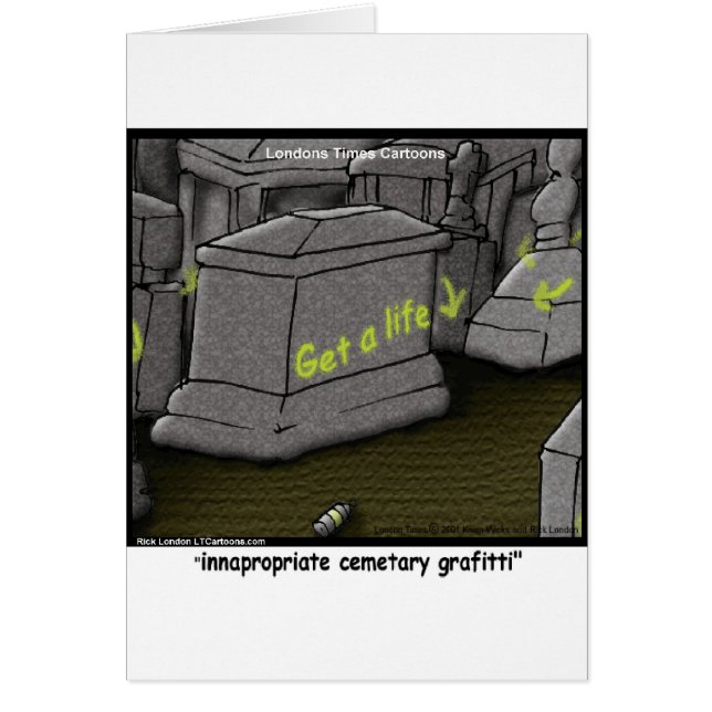 Bad Cemetary Grafitti Funny (Front)